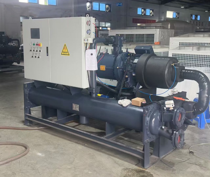 100 Ton Water Cooled Screw Glycol Chiller Installed in Brazil Brewery Factory